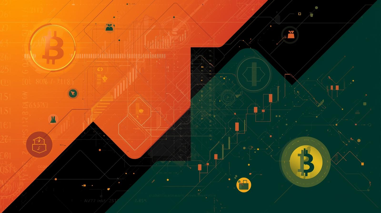 give some pics about crypto currency , finance and voting on them in 3 colors_orange,green,black (5) give some pics about crypto currency , finance and voting on them in 3 colors_orange,green,black (5)